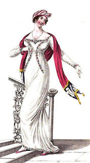 Regency evening dress