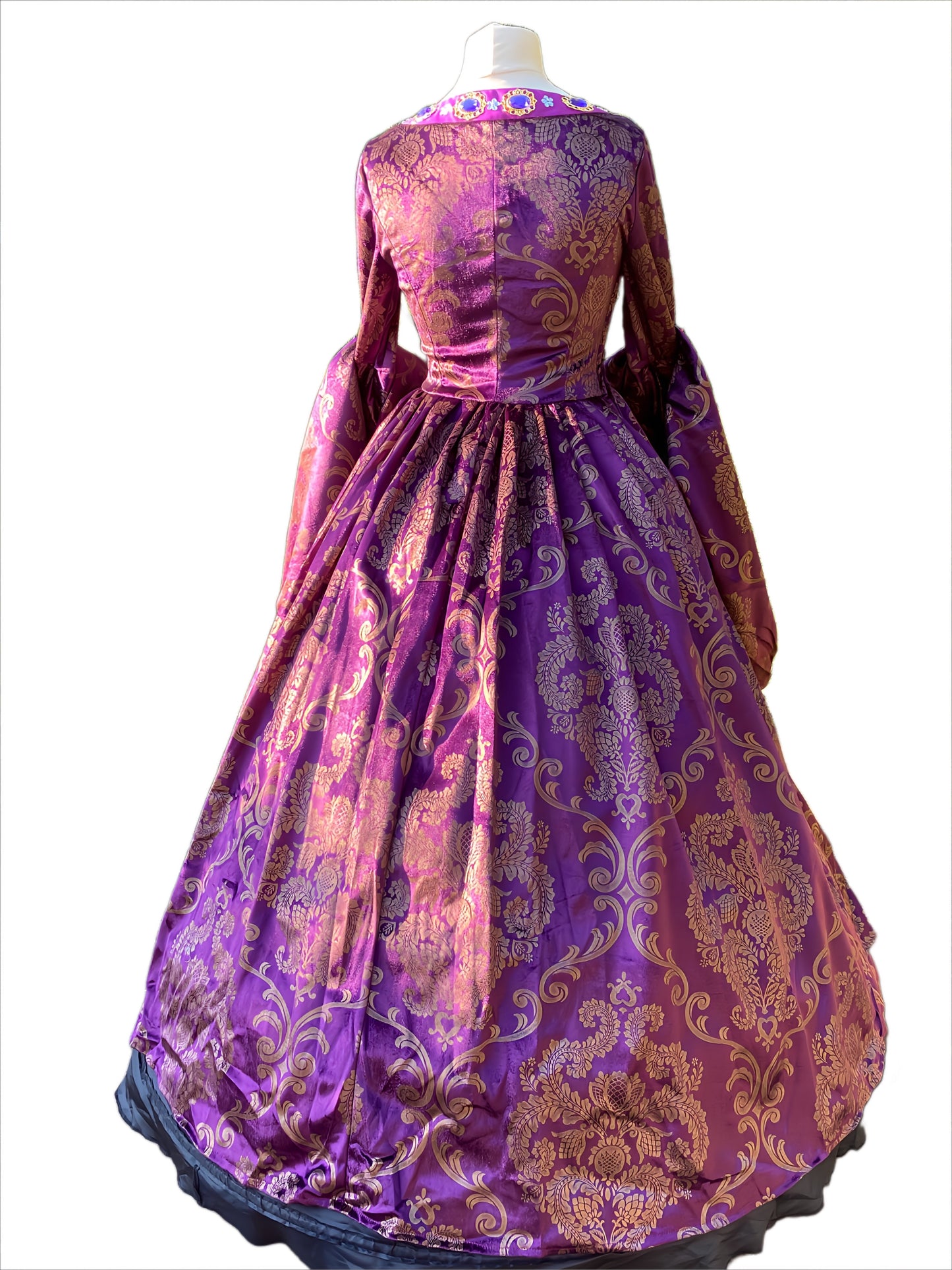 Purple Anne Boyeln Dress, Tudor Dress