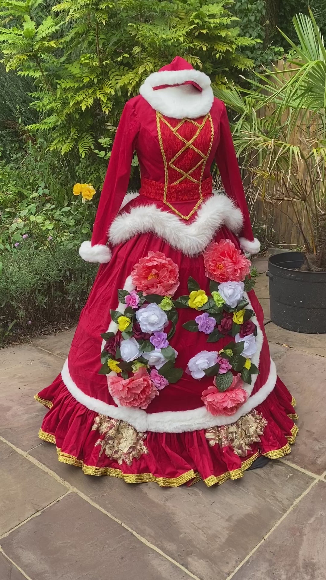 Load and play video in Gallery viewer, Mrs Claus Christmas Dress