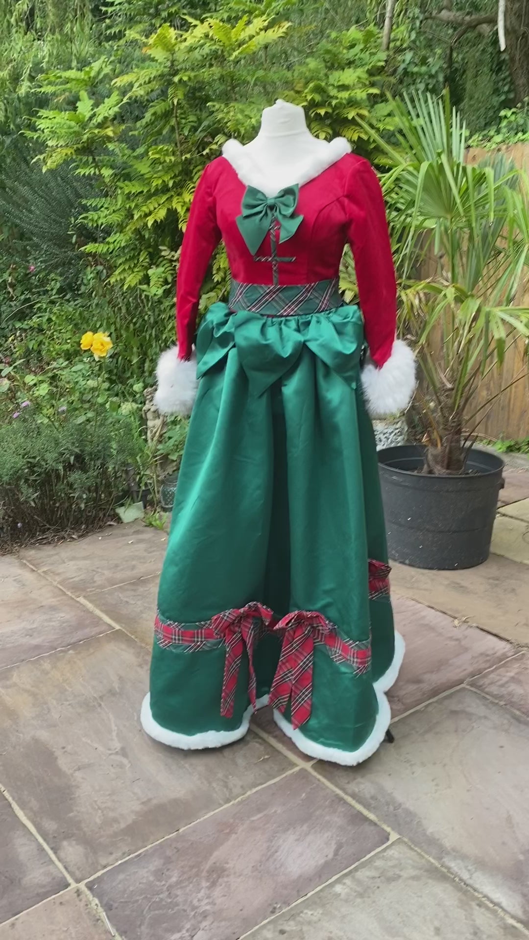 Load and play video in Gallery viewer, Elf Christmas Dress