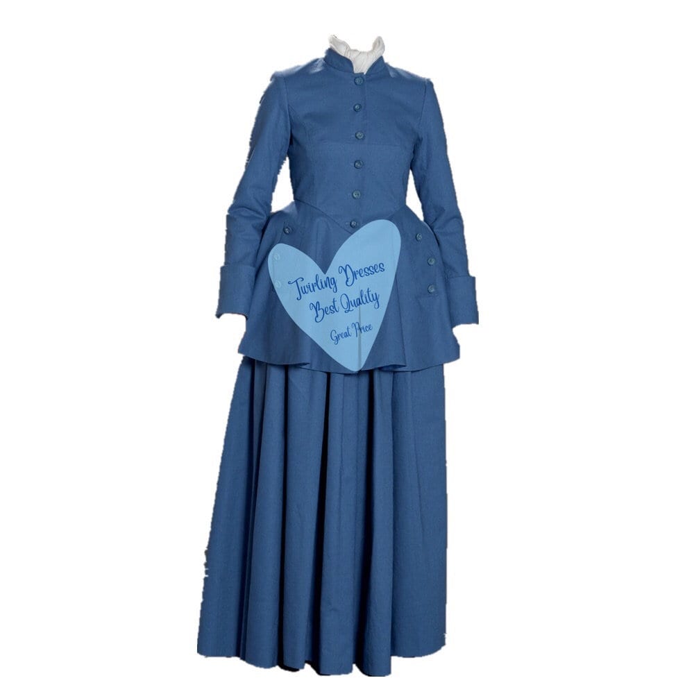 Outlander Costume, Victorian Scottish  highland Dress, Geneva dress, Adult Historic Costume, Theatre Dress, Little women Costume - TwirlingDresses