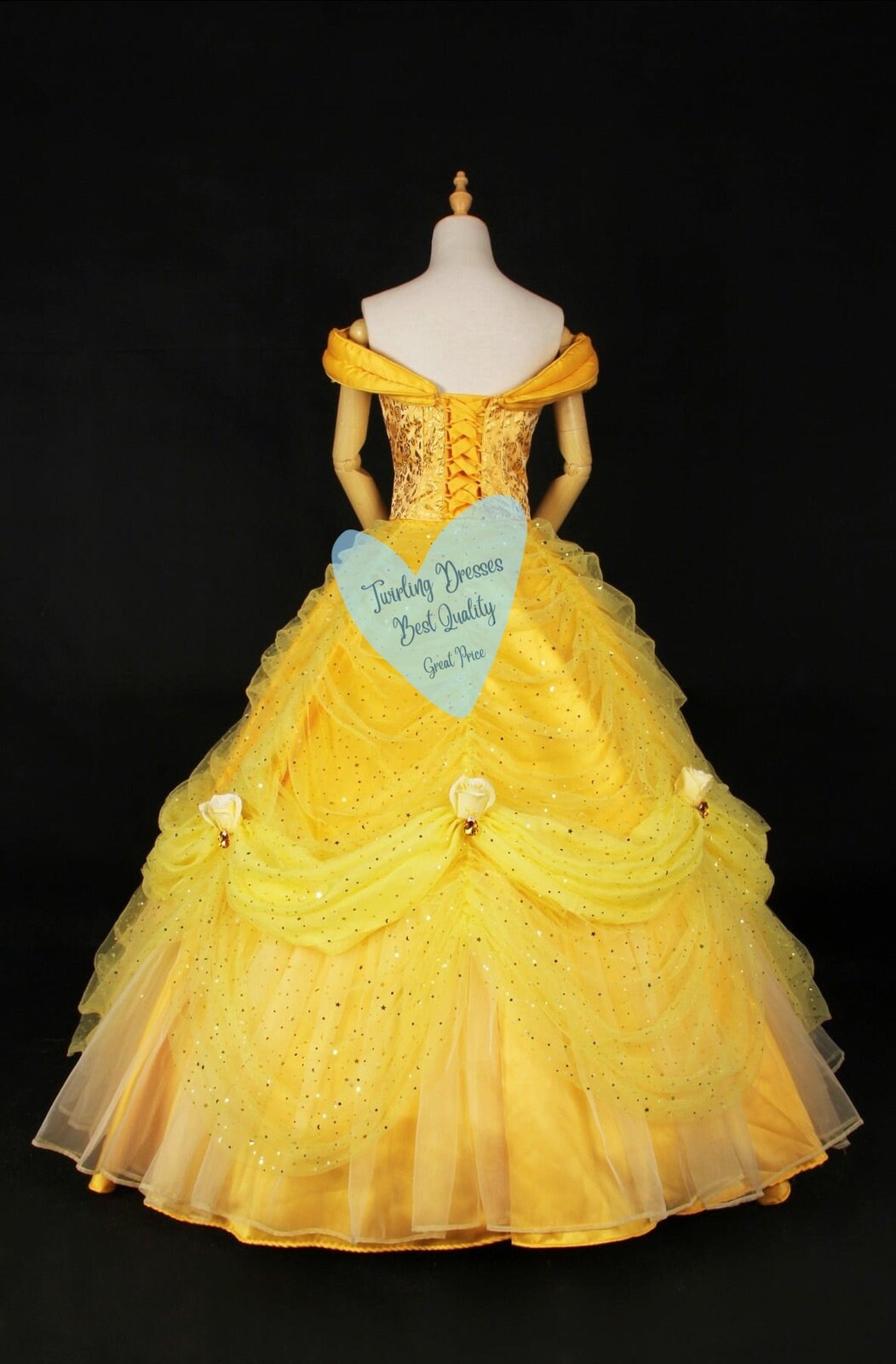 Belle Dress, Beauty Dress, Yellow Princess Dress, Belle Costume