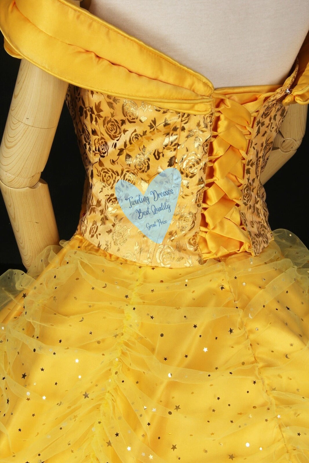 Belle Dress, Beauty Dress, Yellow Princess Dress, Belle Costume