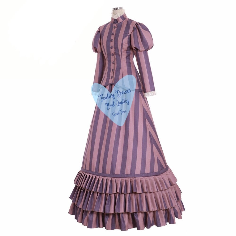 Edwardian  Costume, Victorian  Dress, Bustle dress, Adult Historic Costume, Gothic outfit, Theatre Dress, The Night Before Christmas Outfit - TwirlingDresses