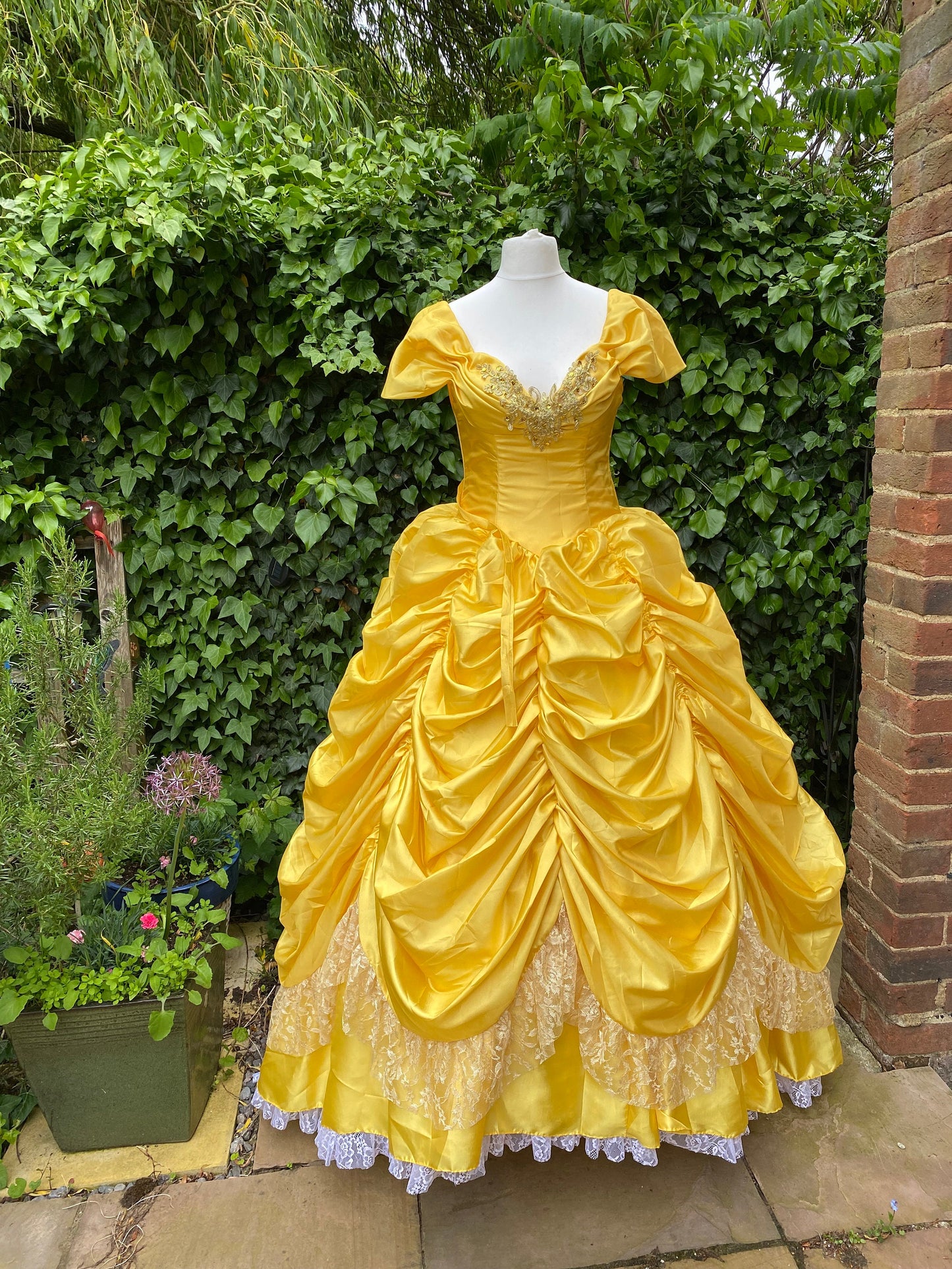 Belle Dress, Beauty Dress, Yellow Princess Dress, Belle Costume