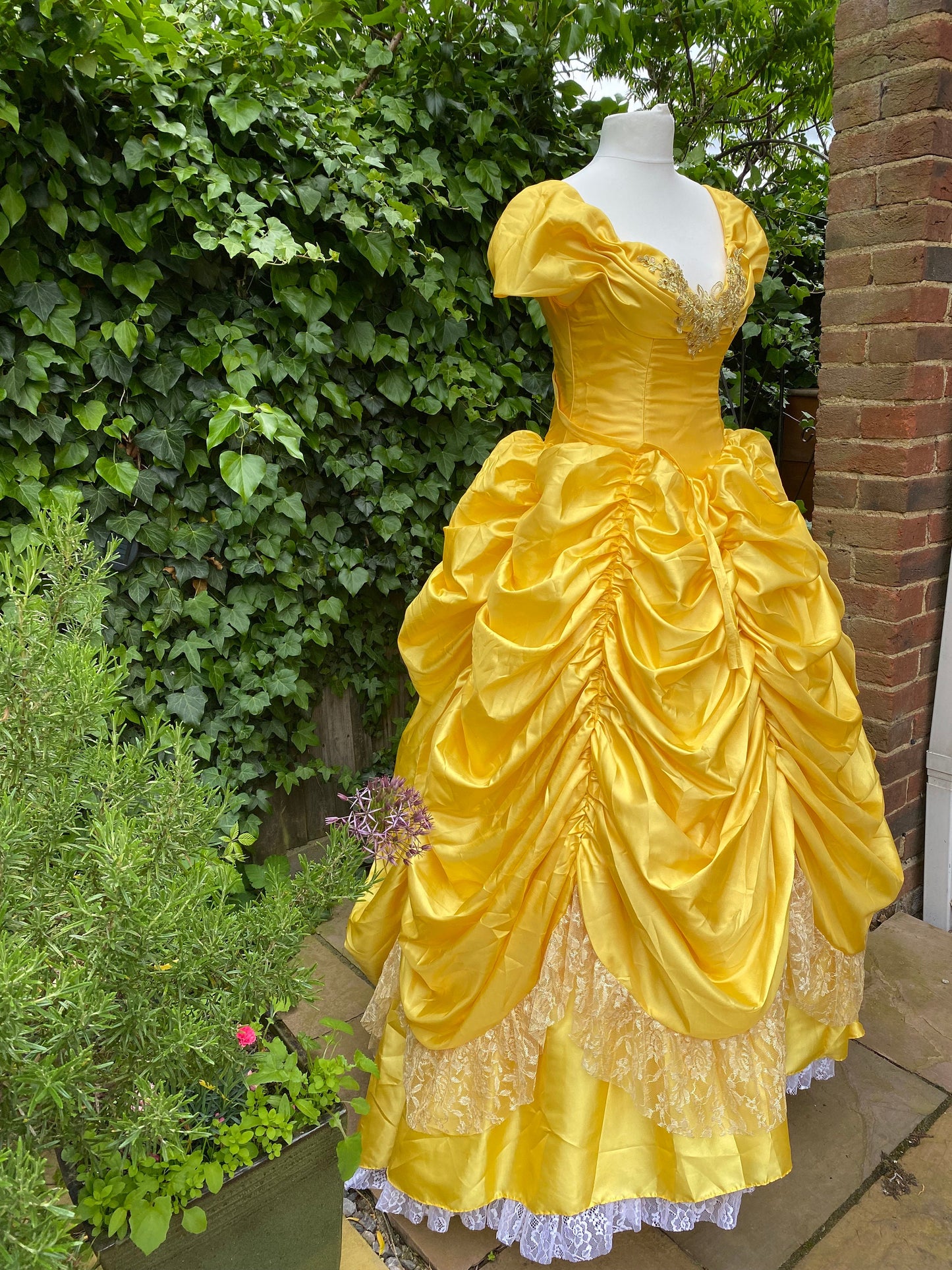 Belle Dress, Beauty Dress, Yellow Princess Dress, Belle Costume
