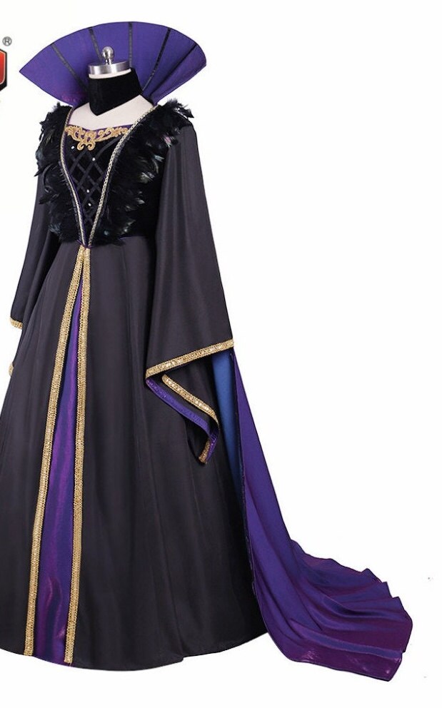 Evil Queen costume, Evil witch dress, Halloween dress, Vampire Costume