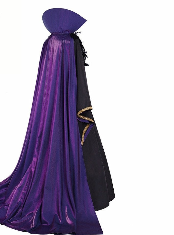 Evil Queen costume, Evil witch dress, Halloween dress, Vampire Costume