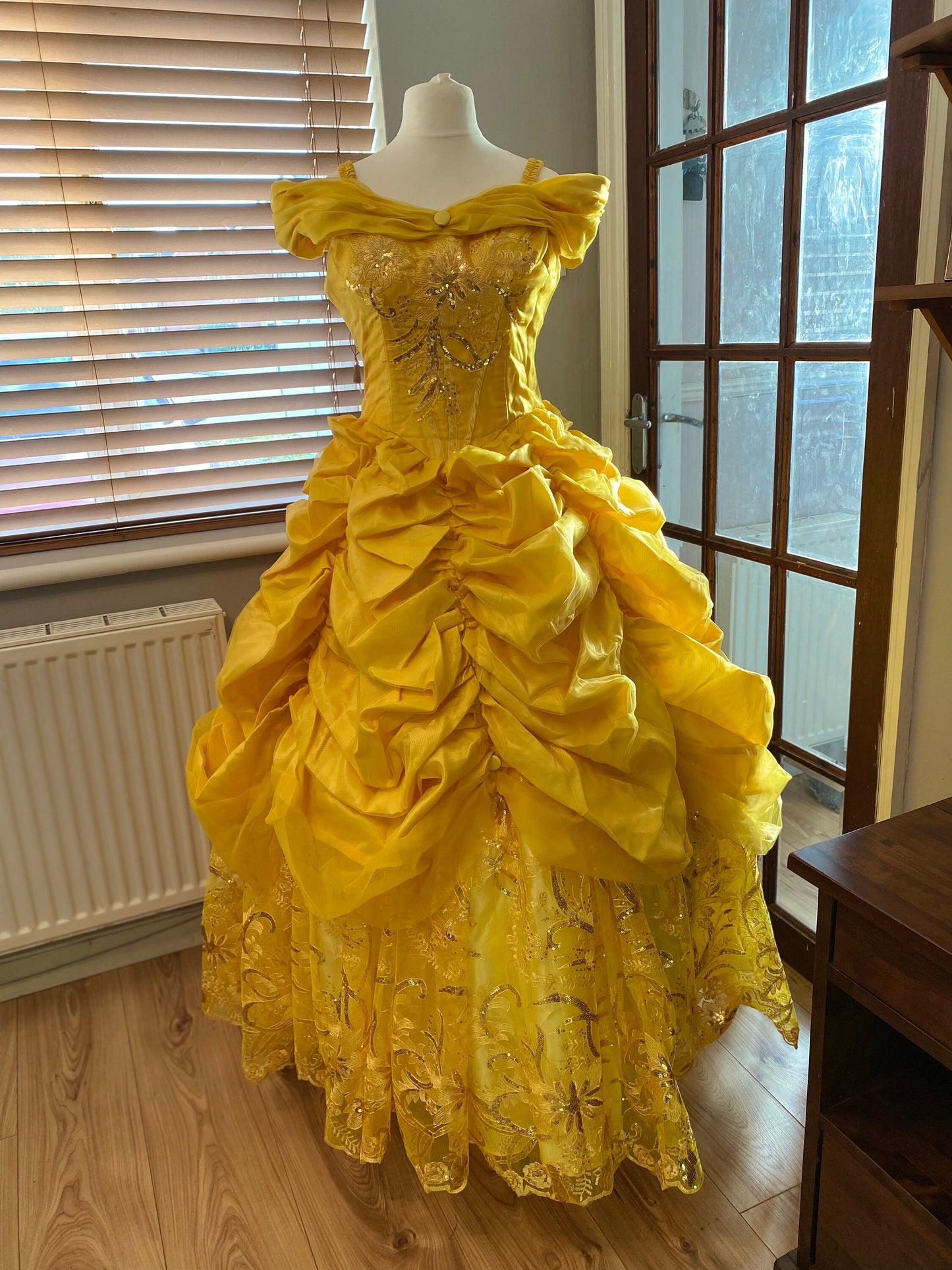 Belle Dress, Beauty Dress, Yellow Princess Dress, Belle Costume