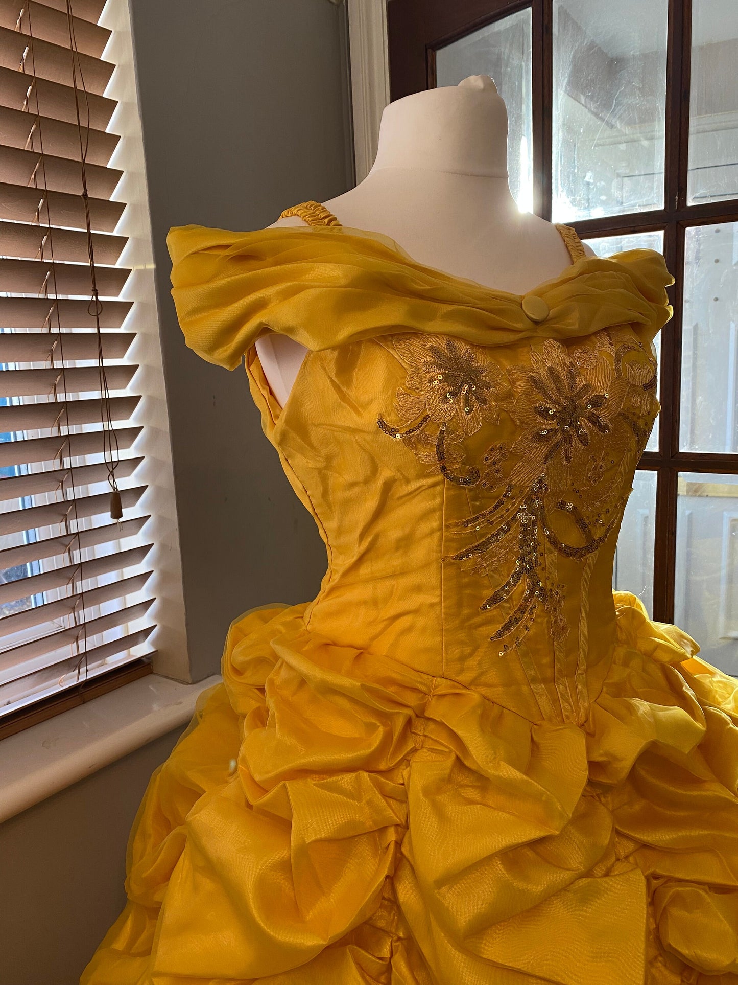 Belle Dress, Beauty Dress, Yellow Princess Dress, Belle Costume