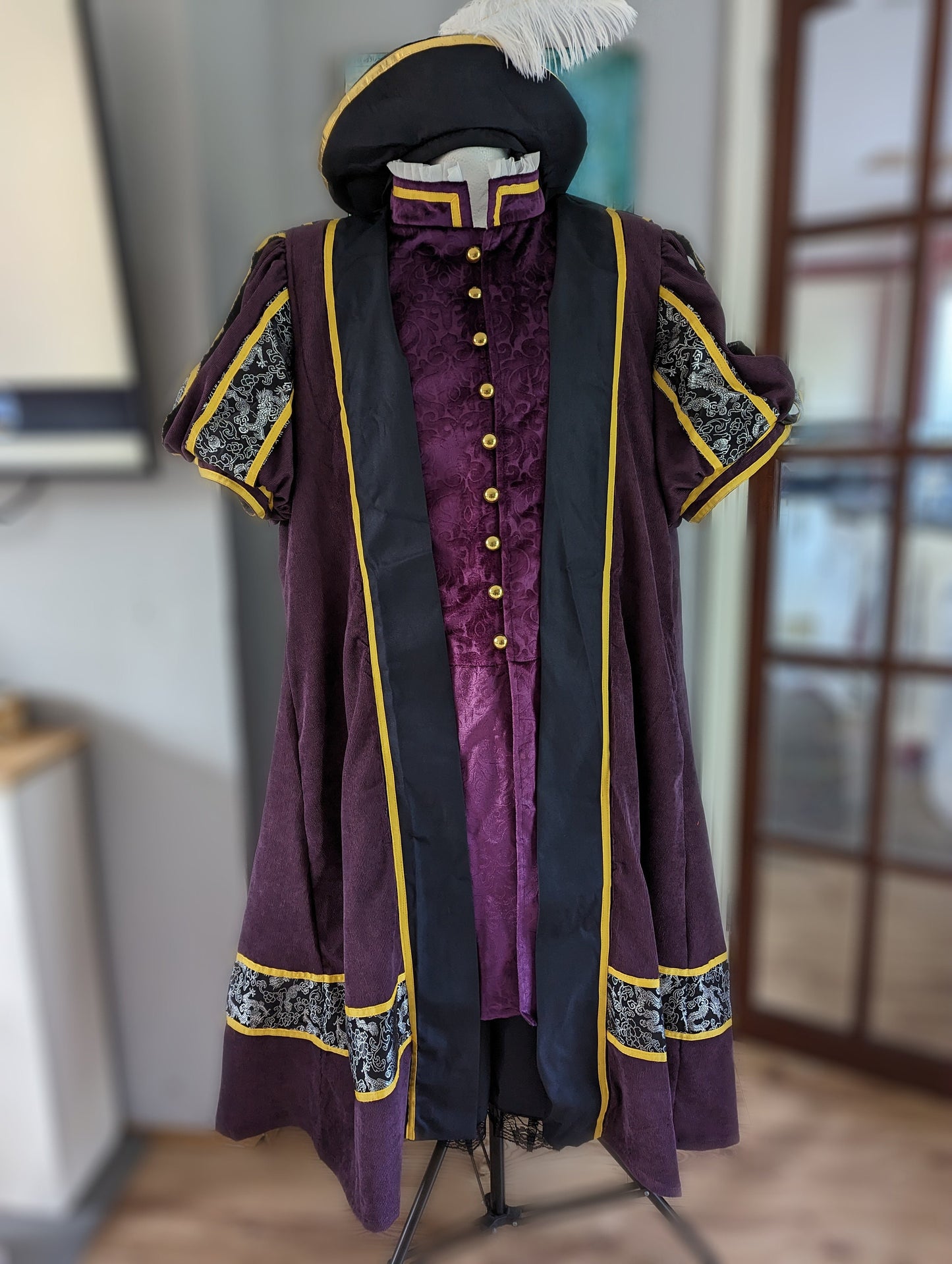 Tudor Doublet, Mens Tudor costume, Henry VIII costume, Medieval nobleman outfit, Tudor Costume, Mens Tudor suit