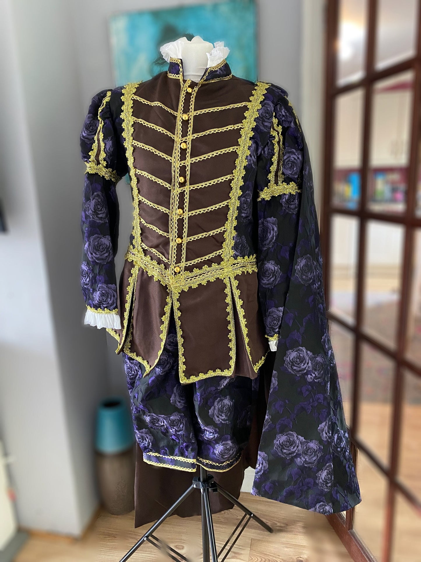 Elizabethan Doublet, Mens Elizabethan costume, Henry VIII costume, Medieval nobleman outfit, Tudor Costume, Mens Tudor suit