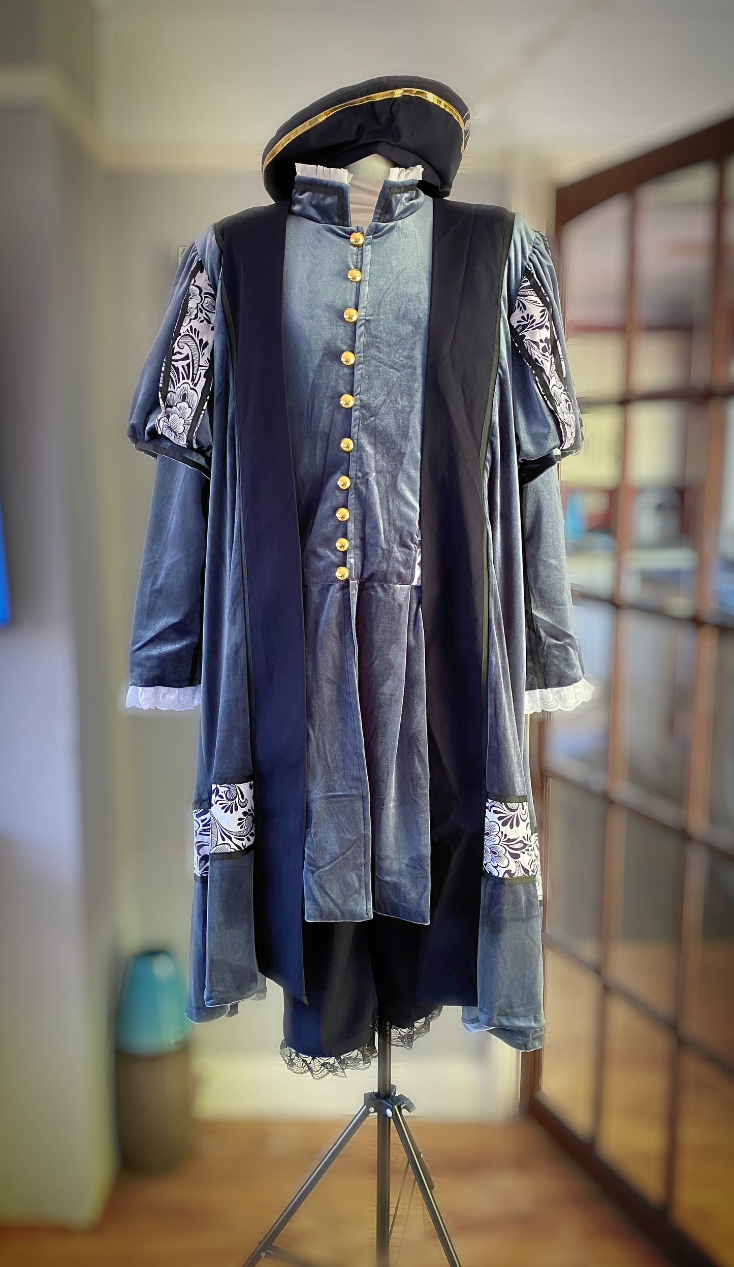 Tudor Doublet, Mens Tudor costume, Henry VIII costume, Medieval nobleman outfit, Tudor Costume, Mens Tudor suit, Tudor reinactment,
