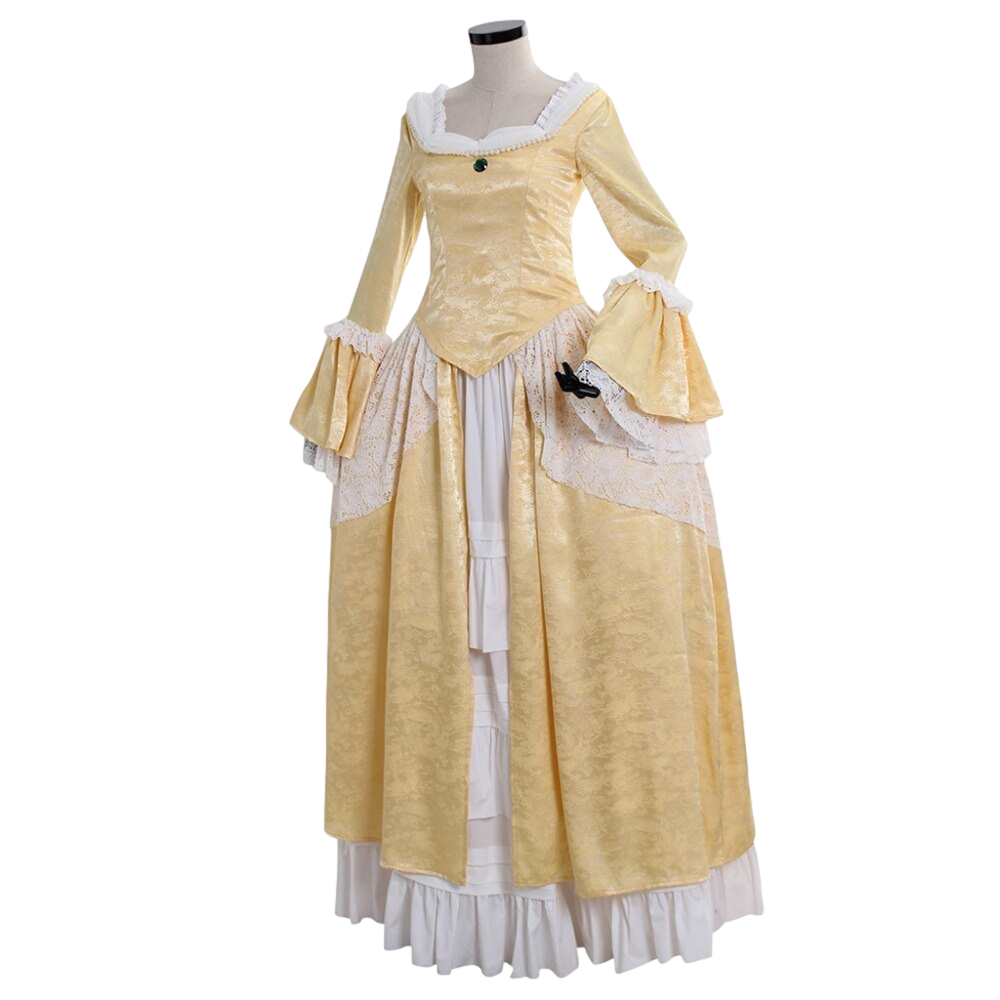 Yellow Georgian dress