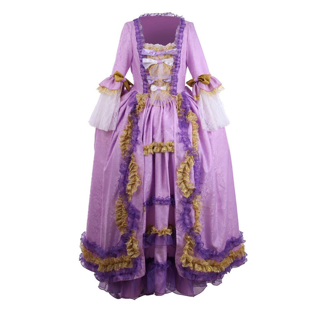 Lilac Georgian dress