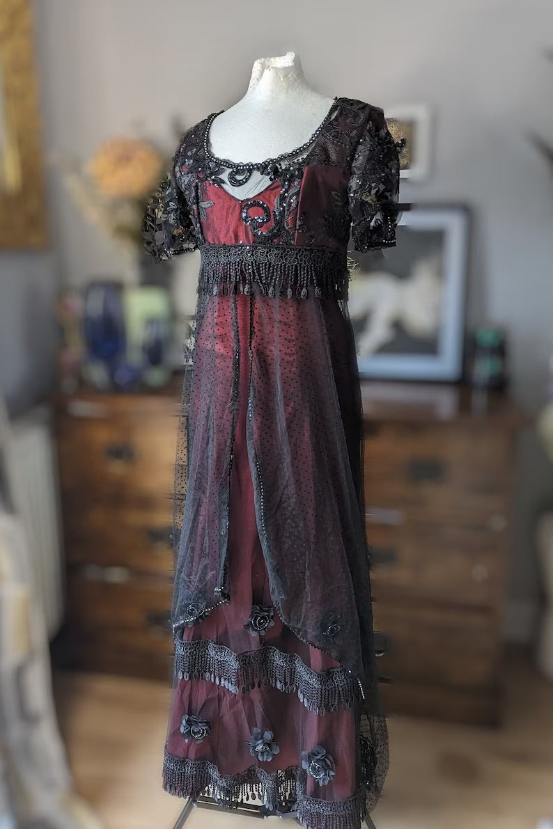 Titanic Dress, Titanic Jump Dress, Titanic costume, Rose Outfit, Edwardian era dress, Edwardian evening gown, Rose Dewitt Bukater dress,