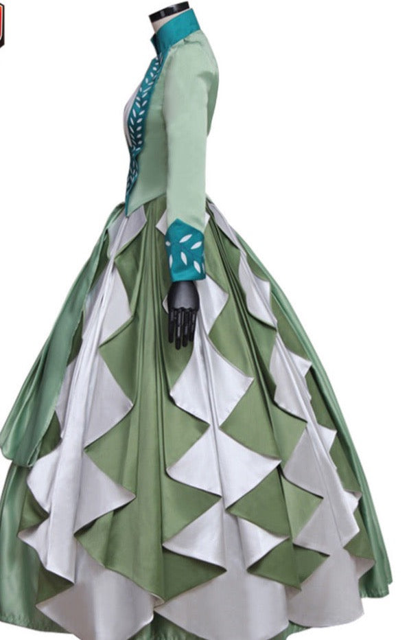 Mina Green Walking Dress – TwirlingDresses