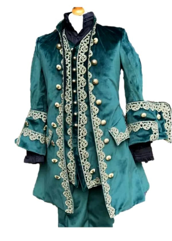 
                  
                    Teal Velvet Georgian Suit
                  
                