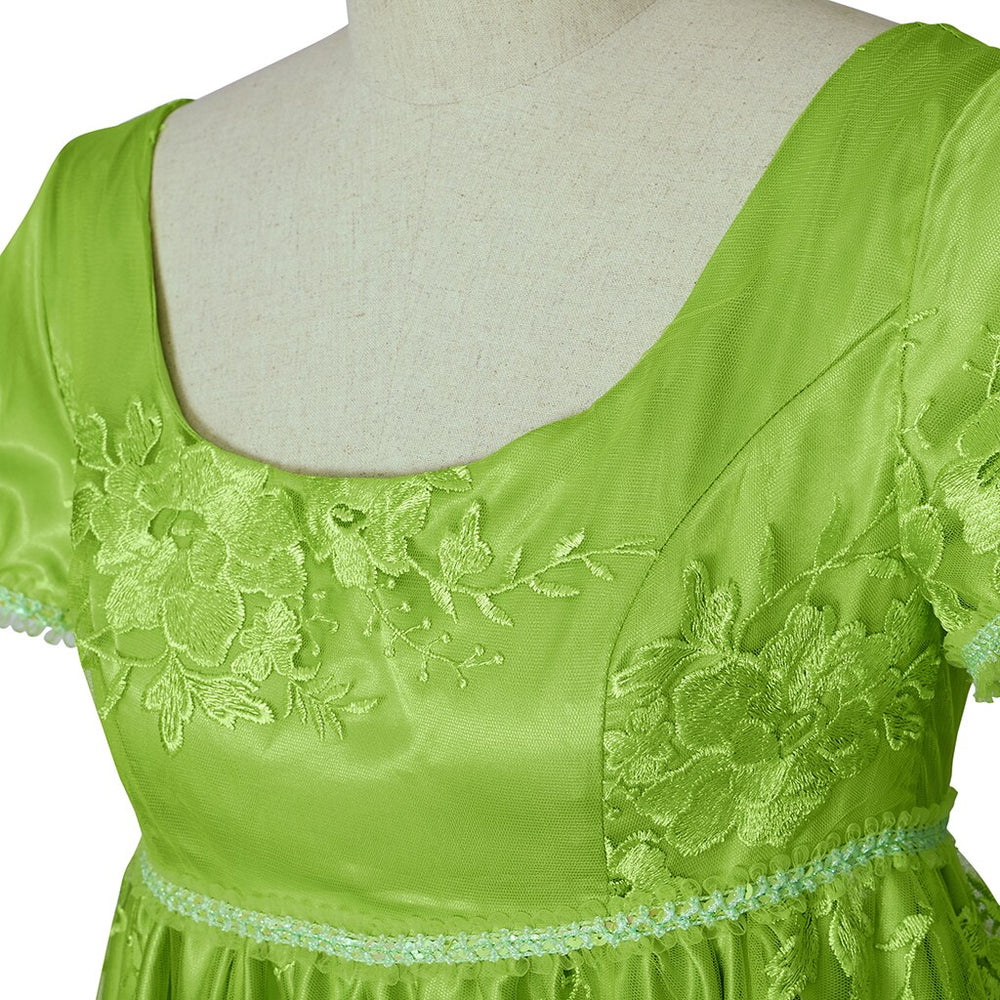Green Bridgerton Regency Dress, Penelope Featherington dress –  TwirlingDresses