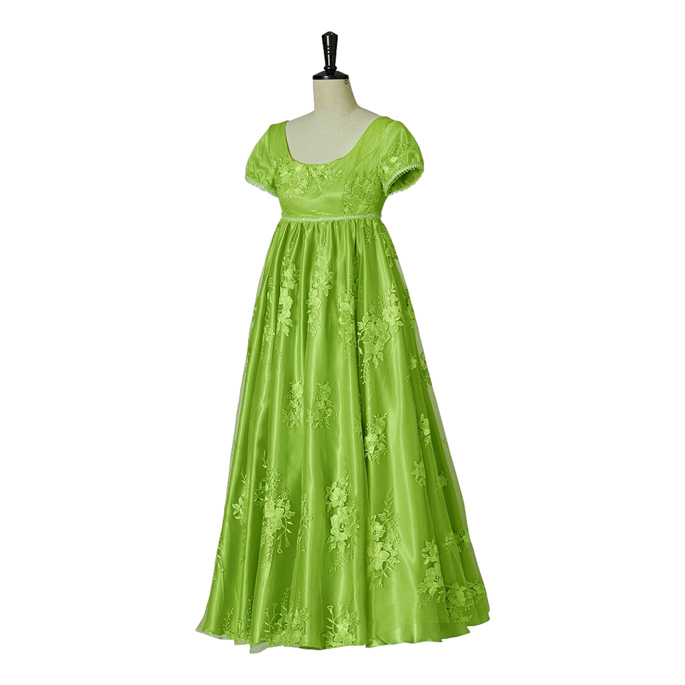 Green Bridgerton Regency Dress, Penelope Featherington dress TwirlingDresses Green Bridgerton Regency Dress, Penelope Featherington dress TwirlingDresses