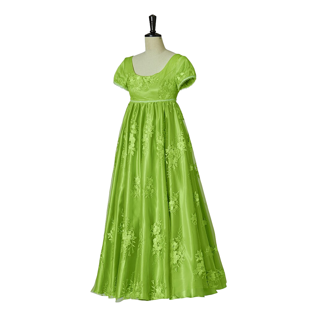 
                  
                    Green Bridgerton Regency Dress, Penelope Featherington dress - TwirlingDresses
                  
                