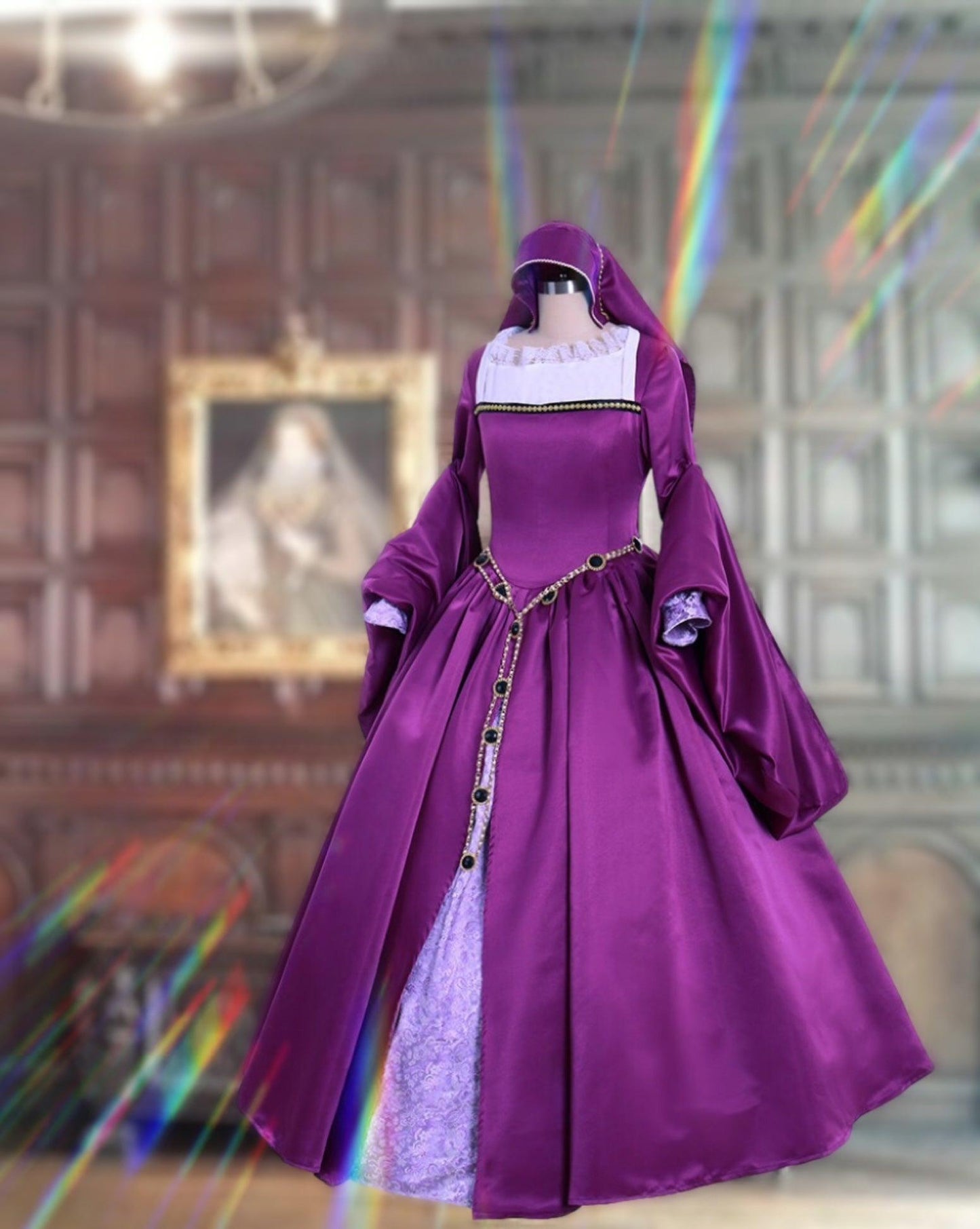 Anne Boyeln Dress, Tudor Dress - TwirlingDresses