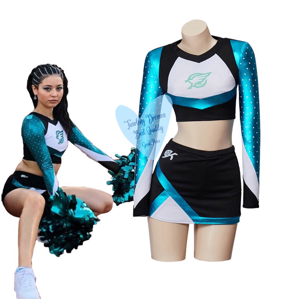 Euphoria Cheerleader Uniform   Maddy Perez Cheerleader Costume - TwirlingDresses