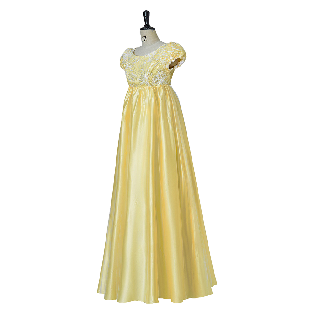 
                  
                    Yellow Bridgerton Regency Dress, Penelope Featherington dress - TwirlingDresses
                  
                