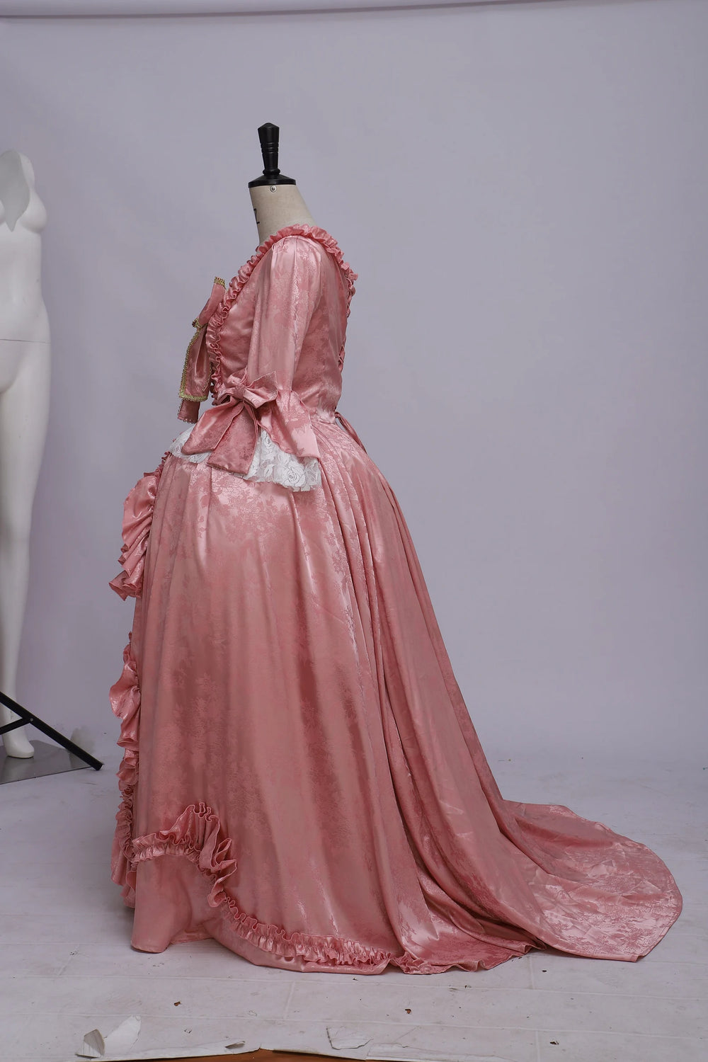 marie antoinette party dress Champagne Retro Costumes Polyester Dress Women's Euro-Style Marie Antoinette Costume Party Prom Dress