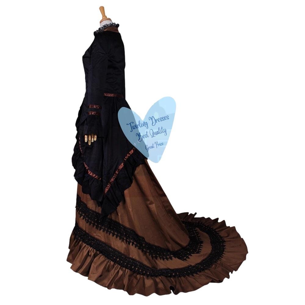 
                  
                    Victorian  Costume, Victorian  Dress, Bustle dress, Adult Historic Costume, Victorian outfit, Theatre Dress, steampunk Dress - TwirlingDresses
                  
                