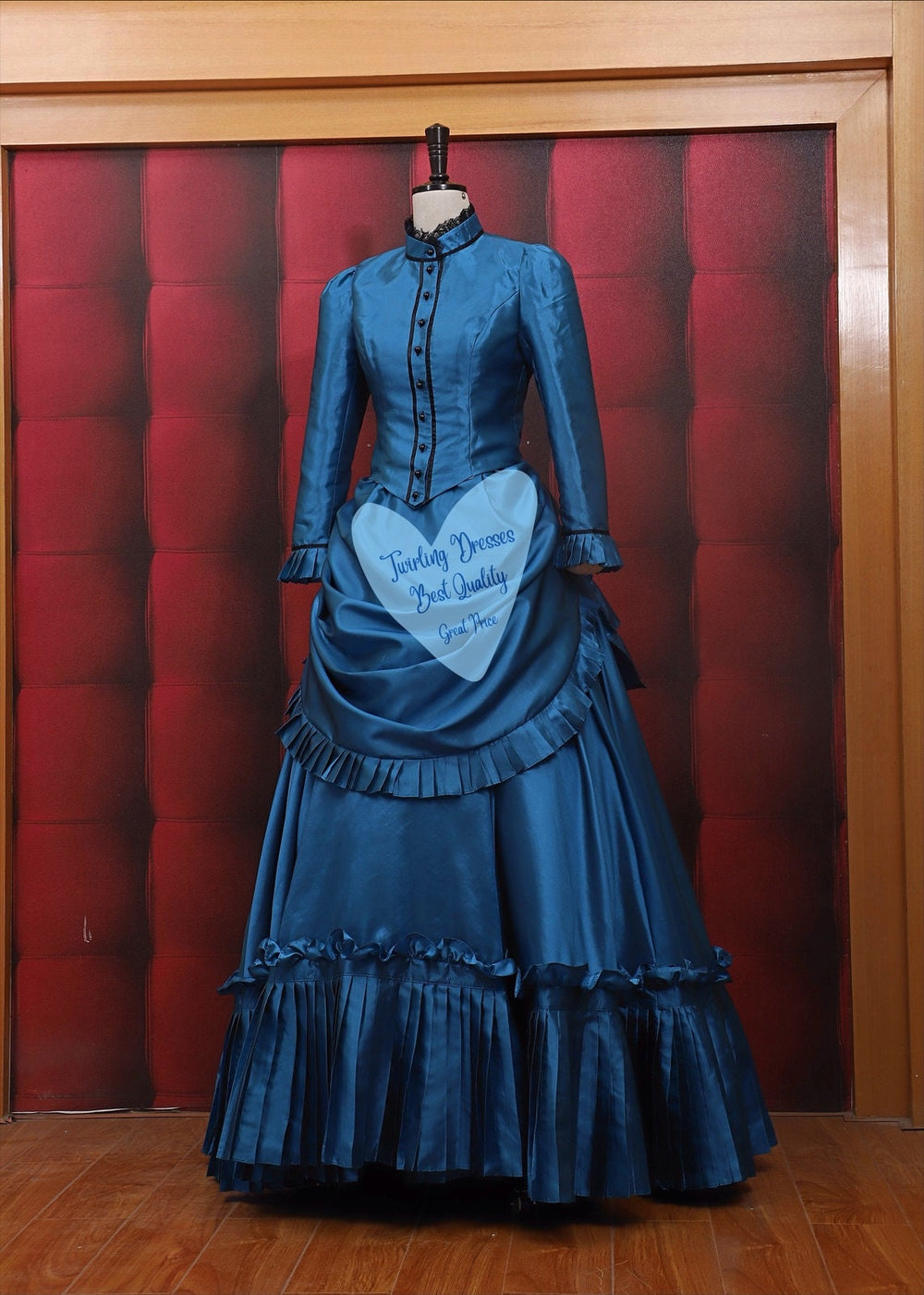 Victorian dress, satin Victorian dress, bustle dress, Victorian bustle TwirlingDresses Victorian dress, satin Victorian dress, bustle dress, Victorian bustle TwirlingDresses