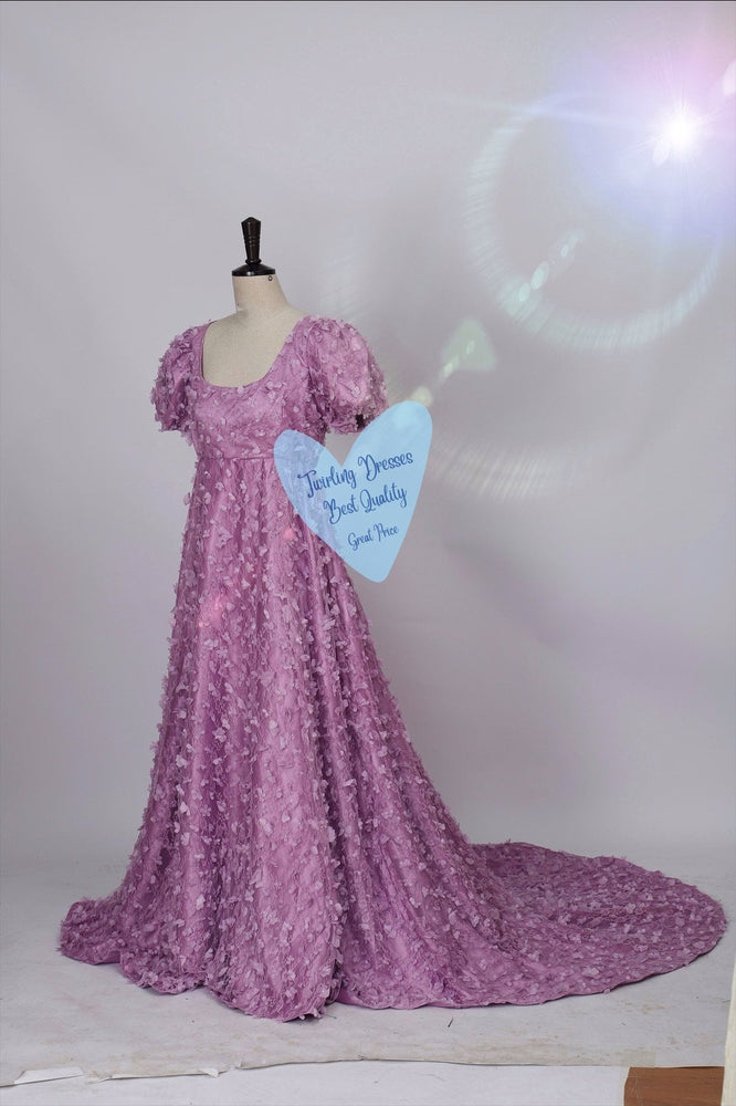 
                  
                    Bridgerton Dress, Bridgerton Regency Dress, Bridgerton Gown, Bridgerton costume, Custom Bridgerton,Lilac bridgerton dress
                  
                