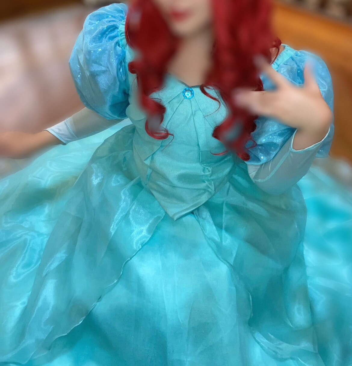 
                  
                    Princess dress, Adult Ariel  dress, Adult Ariel Costume dress, - TwirlingDresses
                  
                