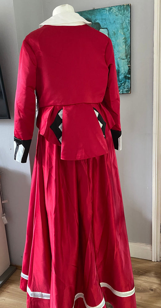 
                  
                    Georgian Riding habit, red Georgian Dress, Period Riding Habit, Lady Seymour Worsley riding habit
                  
                