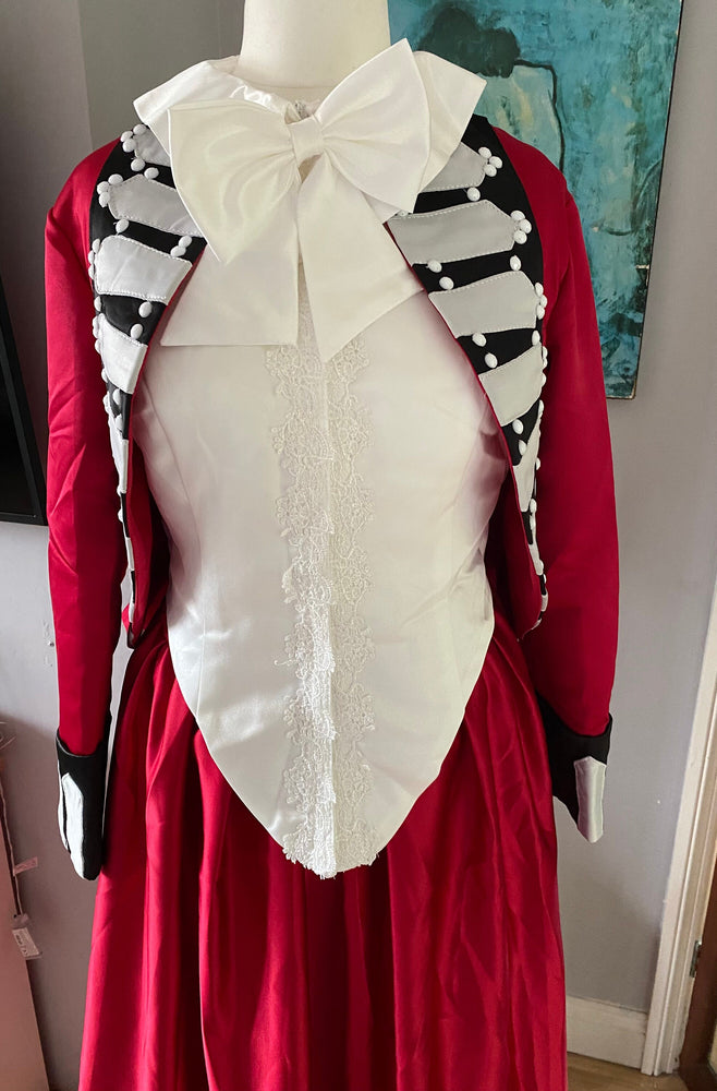 
                  
                    Georgian Riding habit, red Georgian Dress, Period Riding Habit, Lady Seymour Worsley riding habit
                  
                