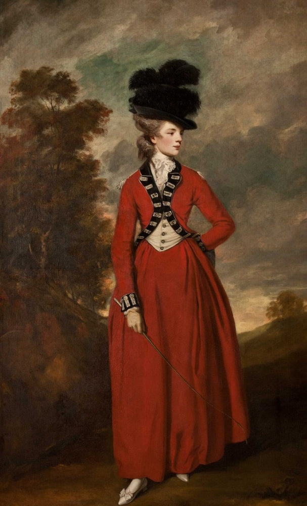 
                  
                    Georgian Riding habit, red Georgian Dress, Period Riding Habit, Lady Seymour Worsley riding habit
                  
                