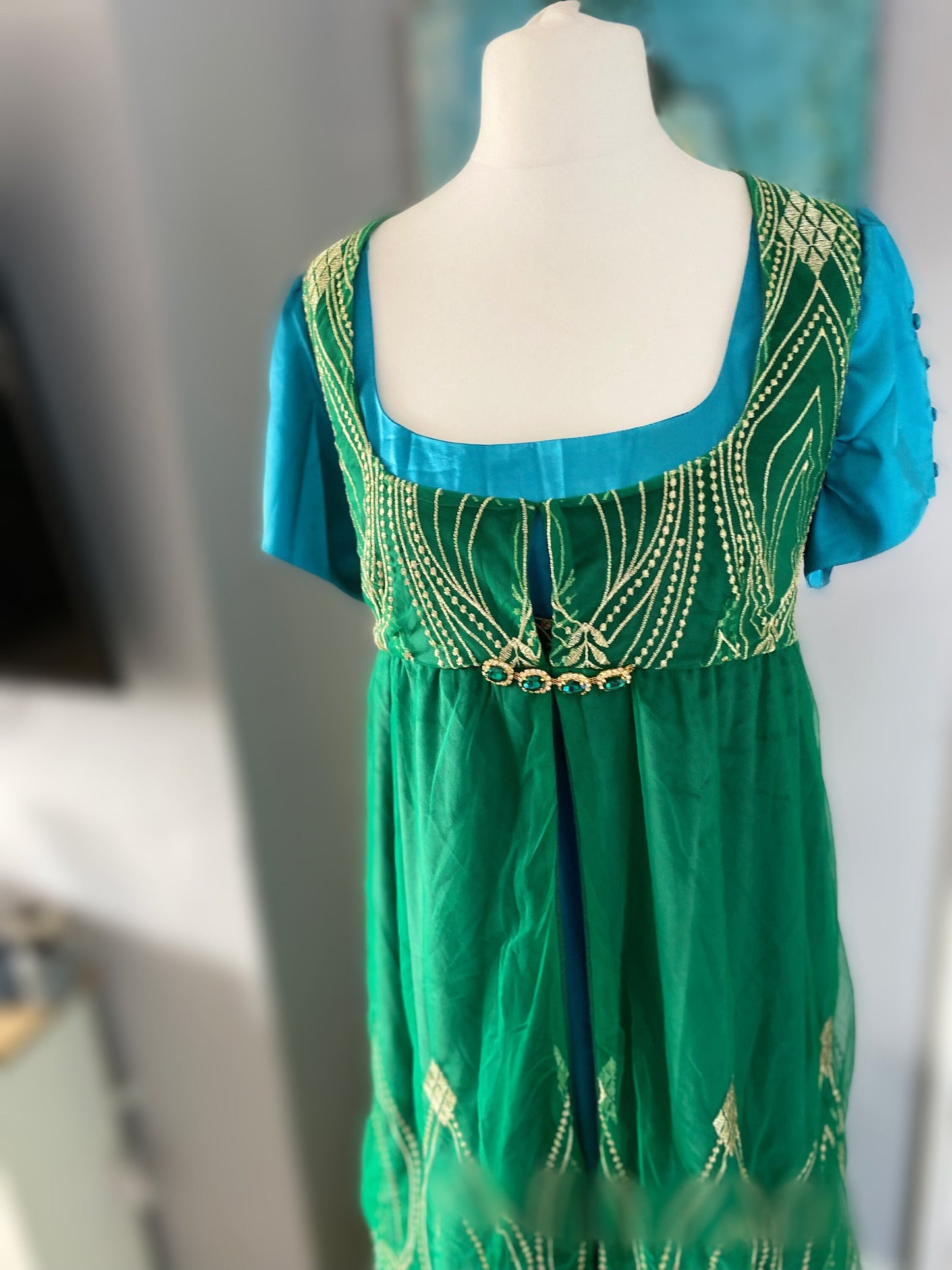 Green Bridgerton Dress, Bridgerton Regency Dress, Bridgerton Gown, TwirlingDresses Green Bridgerton Dress, Bridgerton Regency Dress, Bridgerton Gown, TwirlingDresses