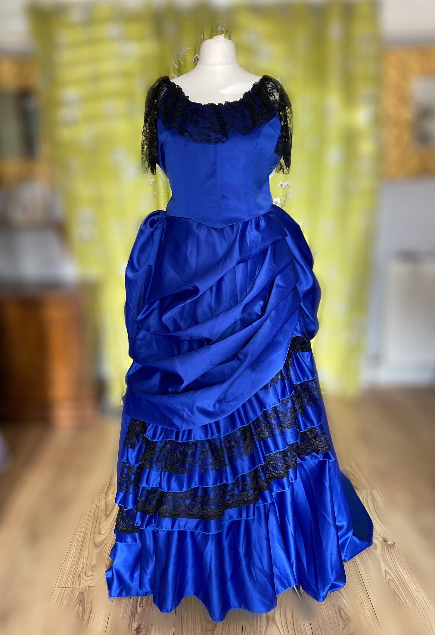 
                  
                    Blue Victorian  Bustle Dress
                  
                