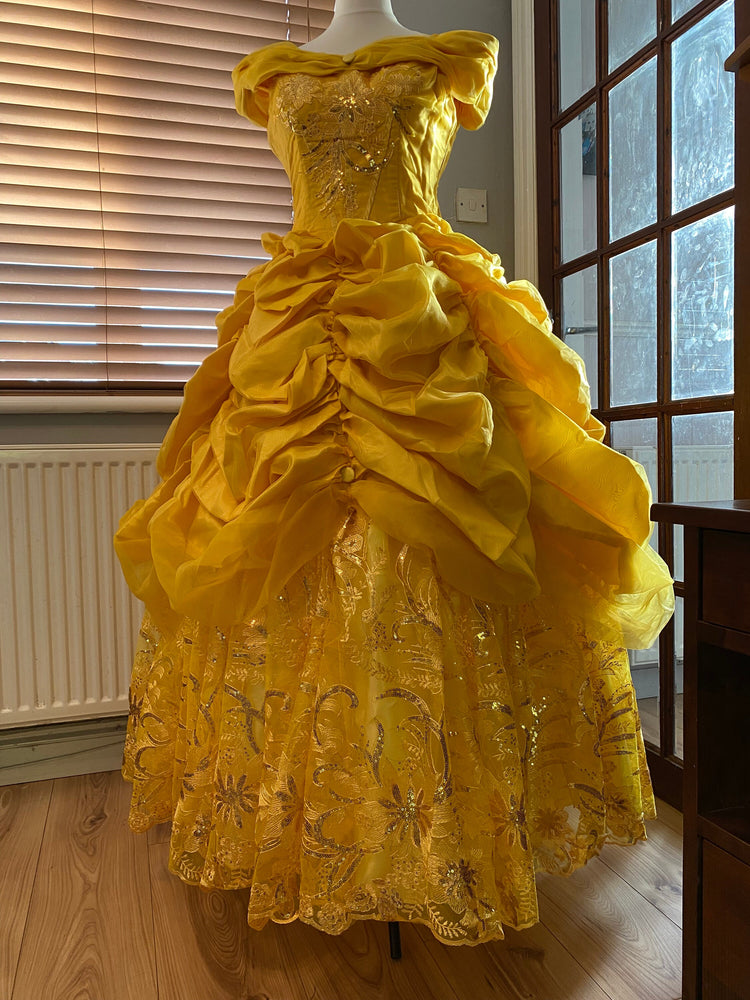 
                  
                    Belle Dress, Beauty Dress, Yellow Princess Dress, Belle Costume
                  
                