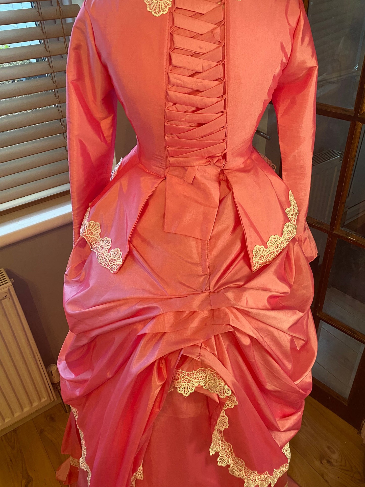 
                  
                    Pink Victorian dress, bustle dress, Gilded Cage Dress, Victoriana,Civil War Dress
                  
                