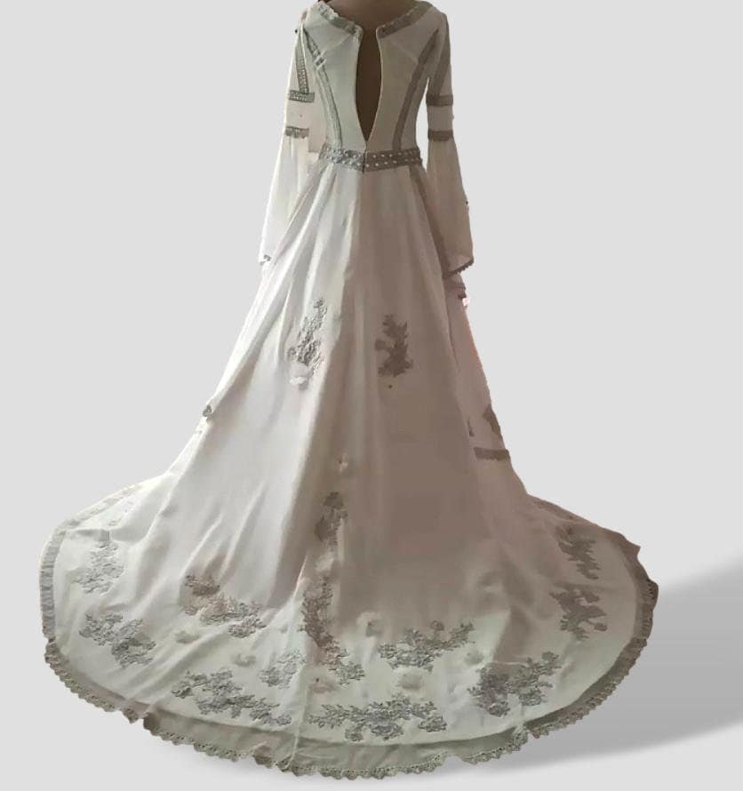 
                  
                    White Medieval Dress, Medieval Wedding Dress
                  
                