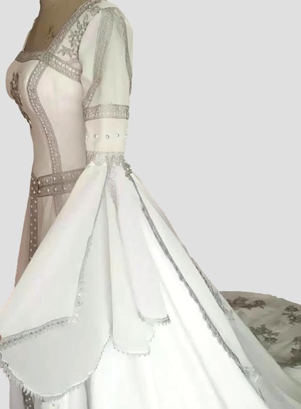 
                  
                    White Medieval Dress, Medieval Wedding Dress
                  
                