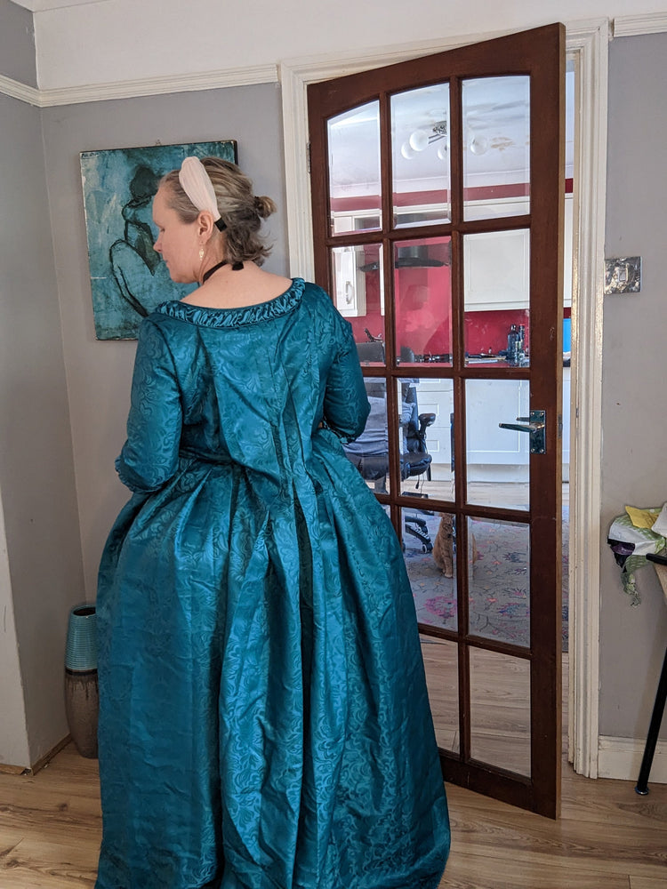 
                  
                    Georgian Costume, Georgian Dress, Marie Antoinette Dress, Emerald Green Georgian dress
                  
                