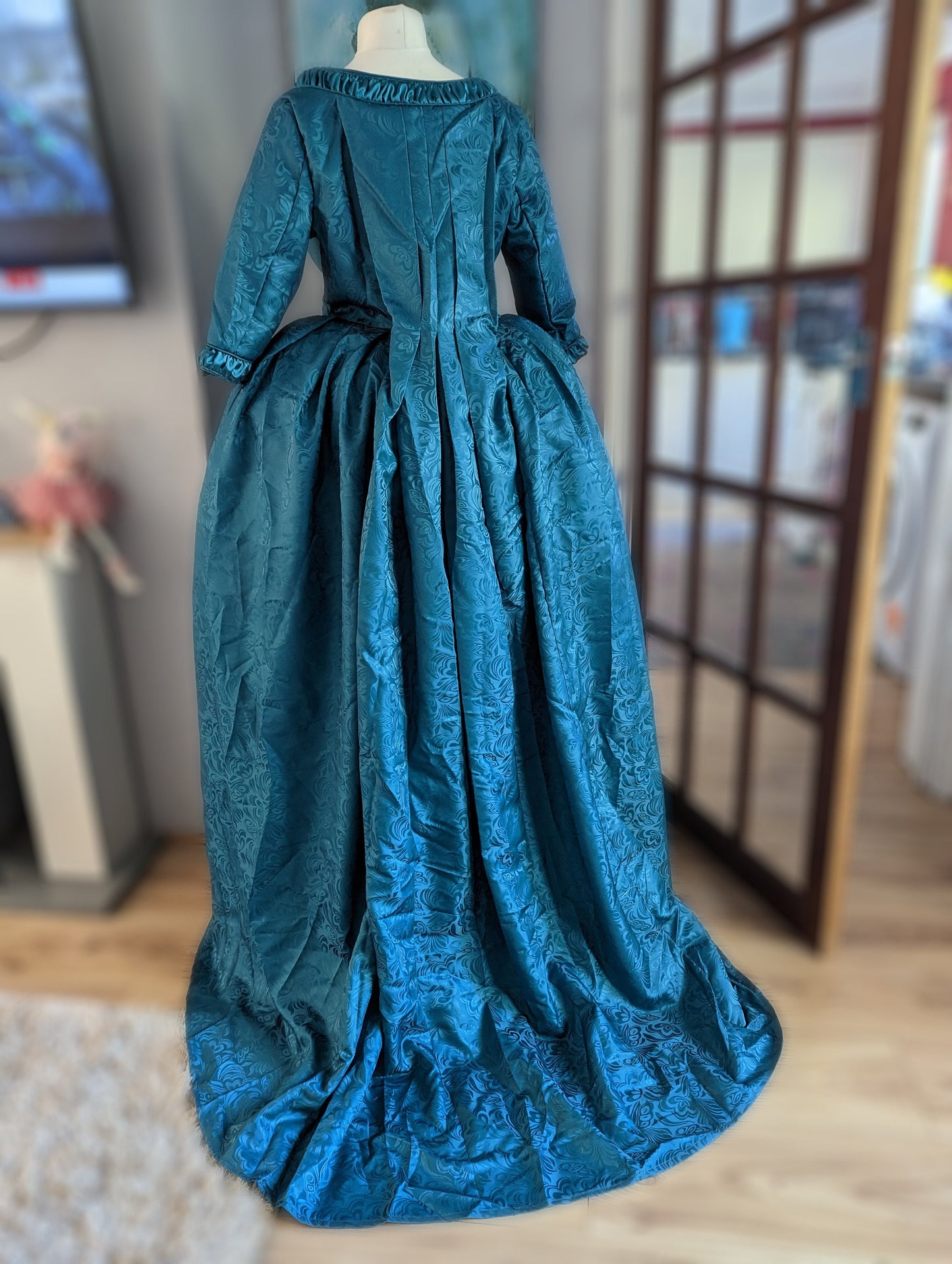 
                  
                    Georgian Costume, Georgian Dress, Marie Antoinette Dress, Emerald Green Georgian dress
                  
                